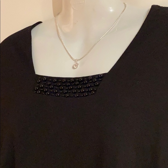 🍒 Black Pearl Top by Precis Petites !!! Size M - Picture 10 of 10